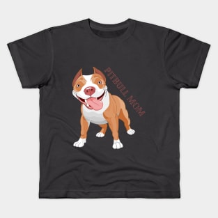 Pitbull Mom Kids T-Shirt